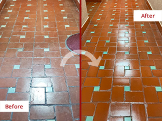 Floor Restored by Our Tile and Grout Cleaners in Manhattan, NY