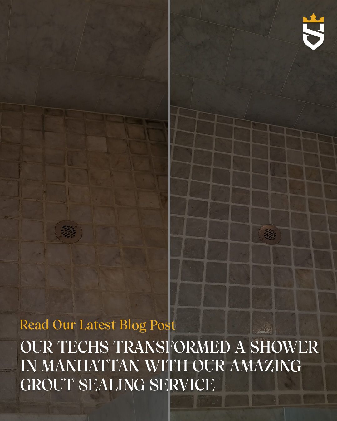 Our Techs Transformed a Shower in Manhattan With Our Amazing Grout Sealing Service